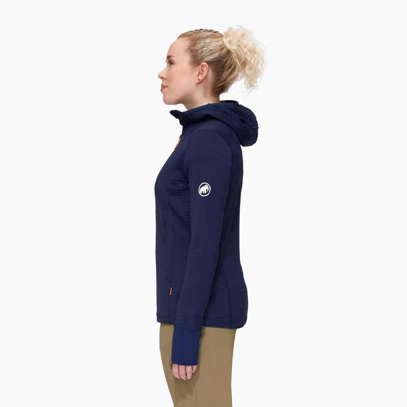 Giacca da trekking da donna Mammut Taiss Light ML con cappuccio marine 3