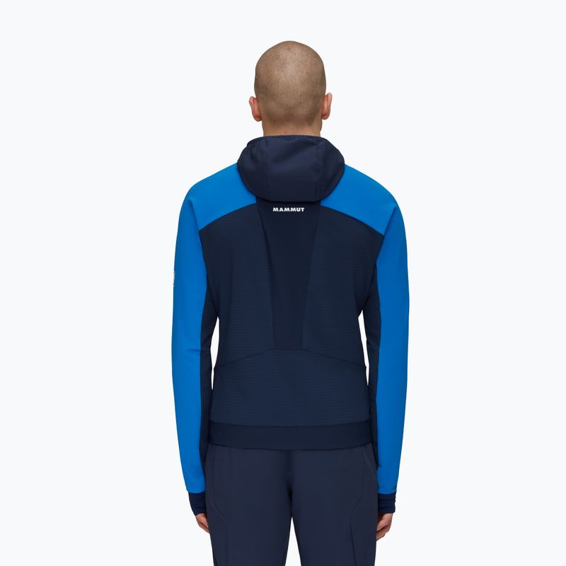 Giacca softshell da uomo Mammut Aenergy SO Hybrid con cappuccio ghiaccio/marino 2
