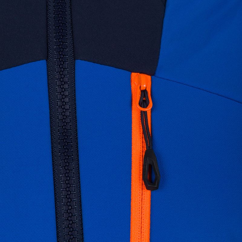 Giacca softshell da uomo Mammut Aenergy SO Hybrid con cappuccio ghiaccio/marino 4