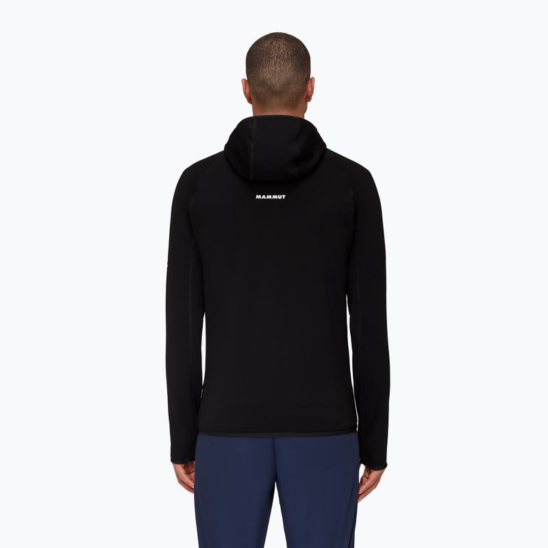 Felpa trekking da uomo Mammut Aconcagua ML con cappuccio nero 2
