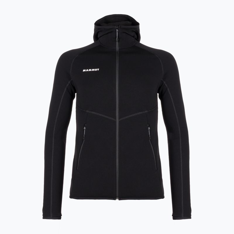 Felpa trekking da uomo Mammut Aconcagua ML con cappuccio nero 4