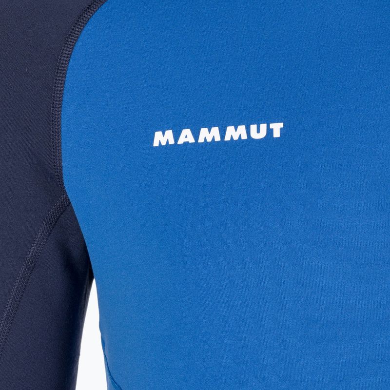 Felpa da trekking da uomo Mammut Aconcagua ML ghiaccio/marino 6