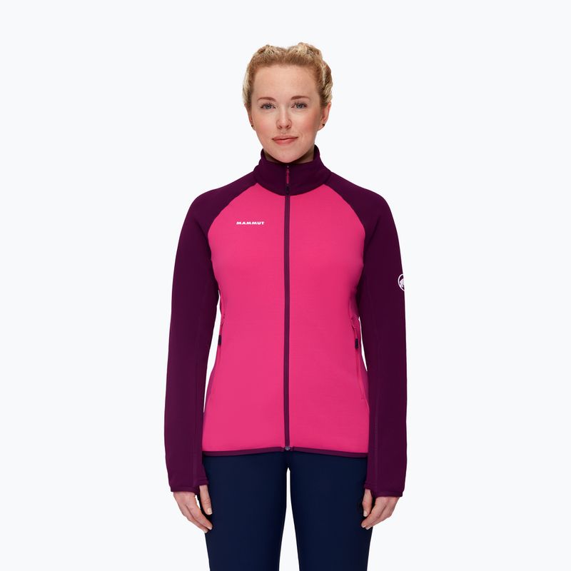 Felpa da trekking Mammut Aconcagua ML rosa/uva da donna