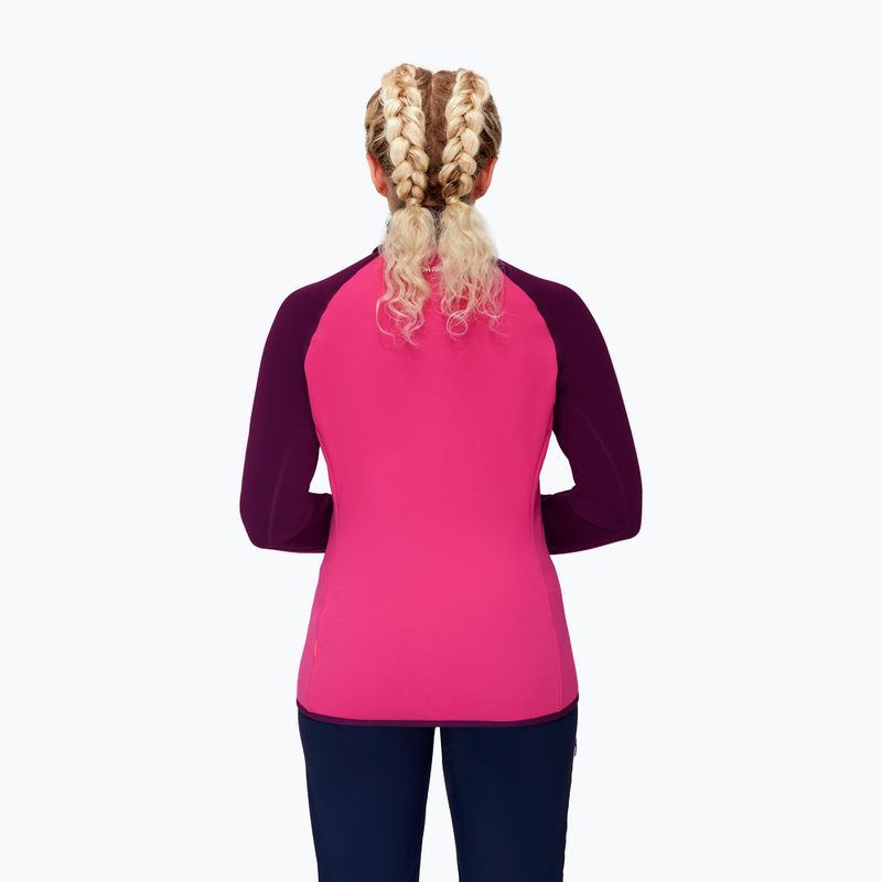 Felpa da trekking Mammut Aconcagua ML rosa/uva da donna 2