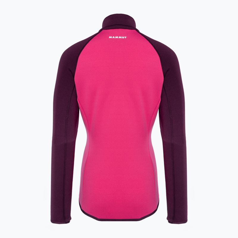 Felpa da trekking Mammut Aconcagua ML rosa/uva da donna 2