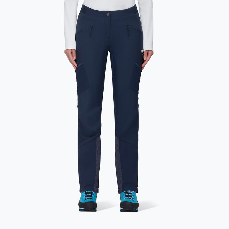 Pantaloni softshell Mammut da donna Aenergy IN Hybrid marine