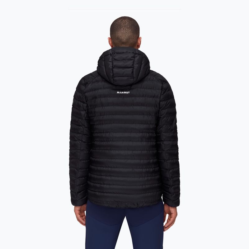 Piumino da uomo Mammut Albula IN con cappuccio nero 2