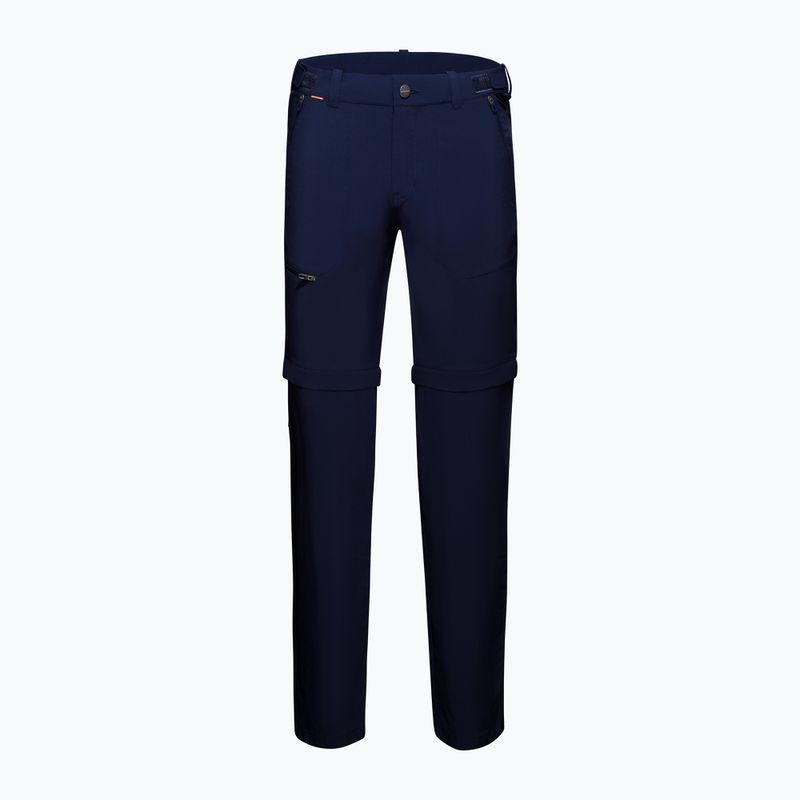 Pantaloni da trekking da uomo Mammut Runbold Zip Off marine 5