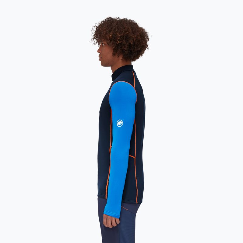 Mammut felpa da trekking da uomo Aenergy ML Half Zip Pull notte/azurite 3