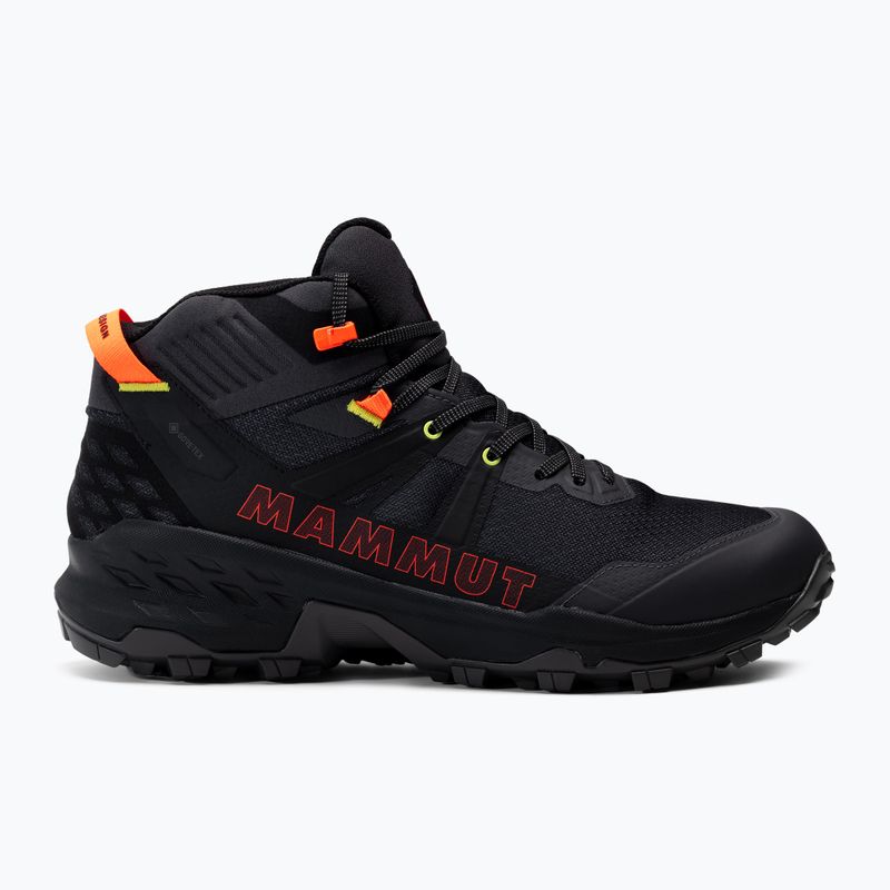 Scarponi da trekking Mammut da uomo Sertig II Mid GTX titanio scuro/arancione vivo 2