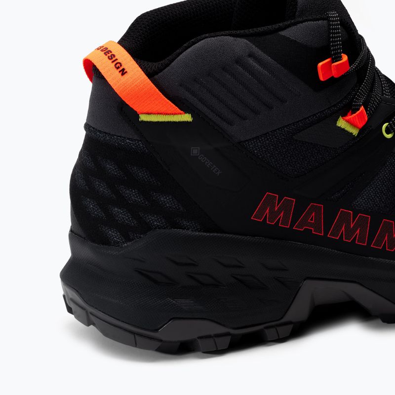 Scarponi da trekking Mammut da uomo Sertig II Mid GTX titanio scuro/arancione vivo 7