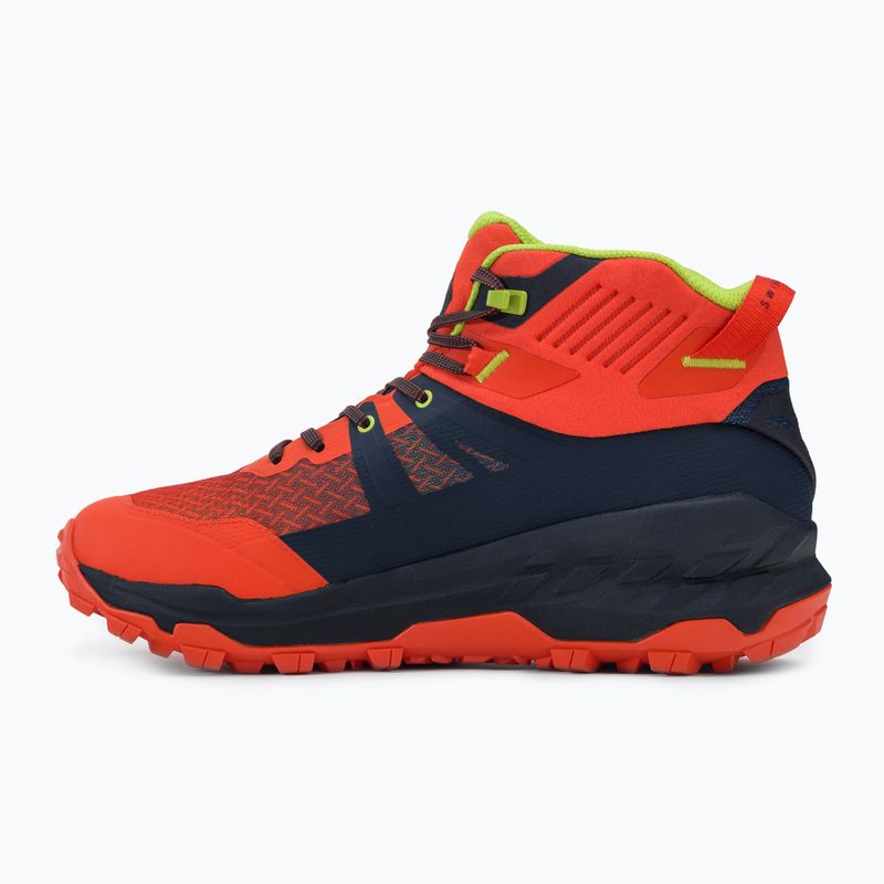 Scarponi da trekking da uomo Mammut Sertig II Mid GTX rosso caldo/marino 11
