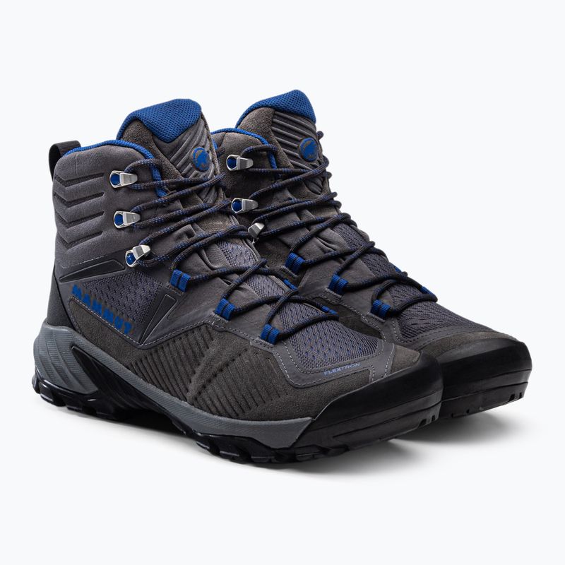 Scarponi da trekking Mammut Sapuen High GTX da uomo titanio scuro/ghiaccio scuro 5