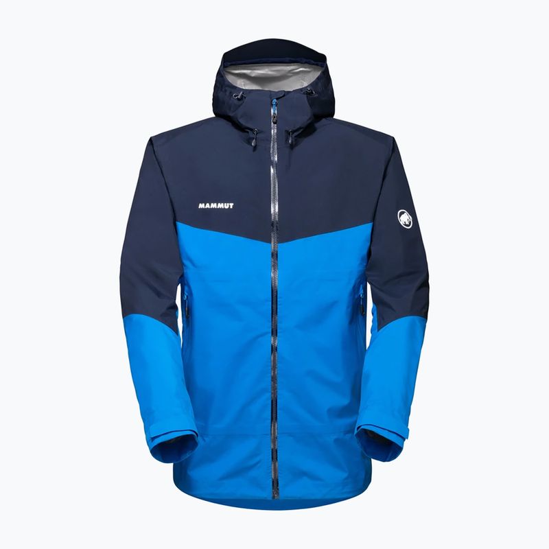 Mammut Convey Tour HS Giacca antipioggia da uomo con cappuccio ice marine 4
