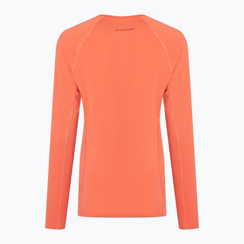 Manica lunga trekking donna Mammut Selun FL Longsleeve Logo salmone 5