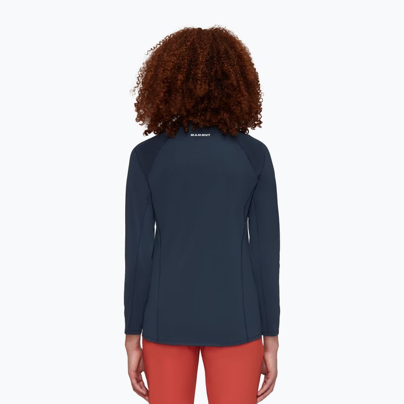Manica lunga trekking donna Mammut Selun FL Longsleeve Logo marine 2