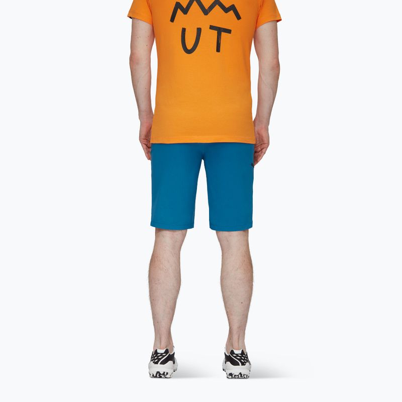 Pantaloncini da trekking Mammut Runbold deep ice da uomo 2