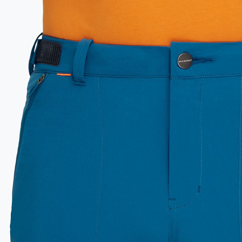 Pantaloncini da trekking Mammut Runbold deep ice da uomo 4