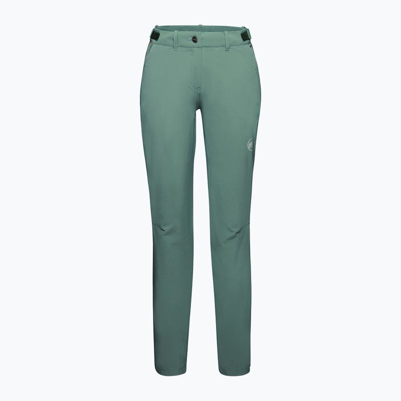 Pantaloni da trekking Mammut Runbold dark jade da donna 8