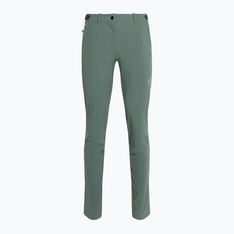 Pantaloni da trekking Mammut Runbold dark jade da donna 4