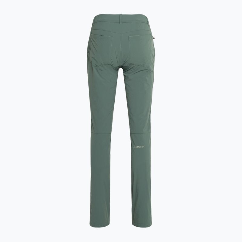 Pantaloni da trekking Mammut Runbold dark jade da donna 5