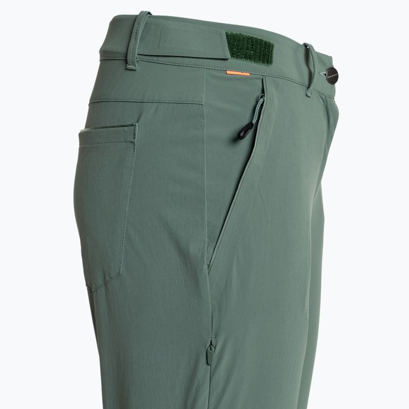 Pantaloni da trekking Mammut Runbold dark jade da donna 6