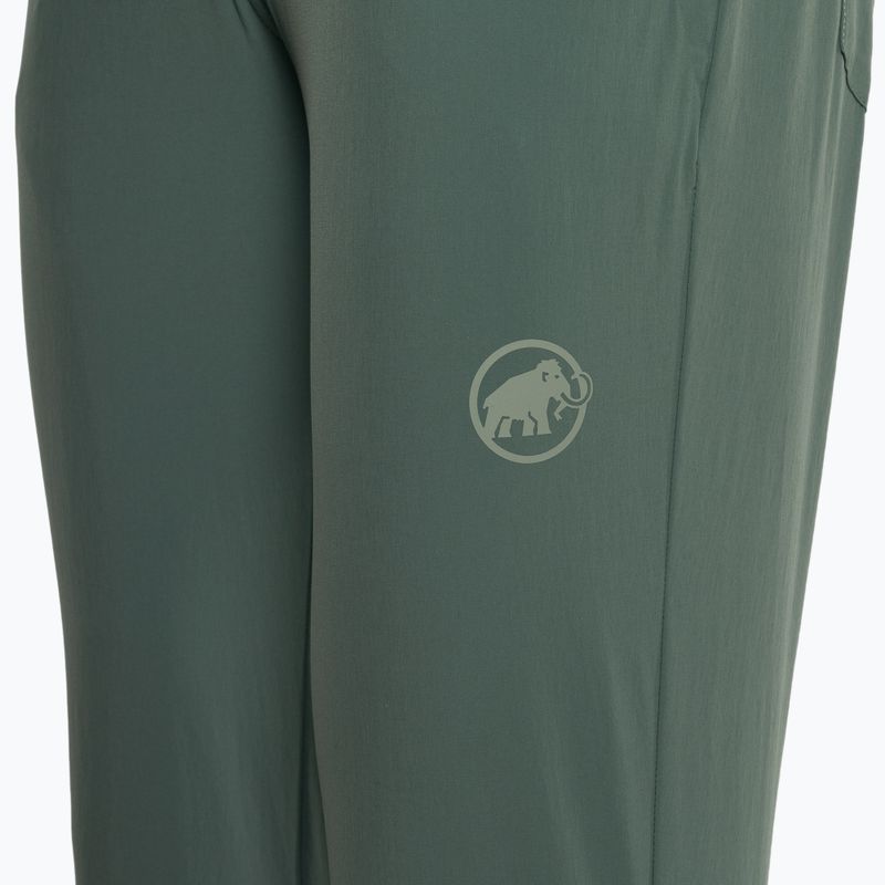 Pantaloni da trekking Mammut Runbold dark jade da donna 7