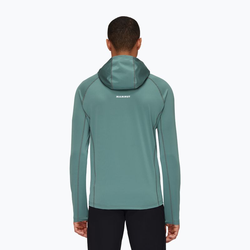 Mammut Selun FL Sun Hoody dark jade manica lunga da trekking da uomo 2