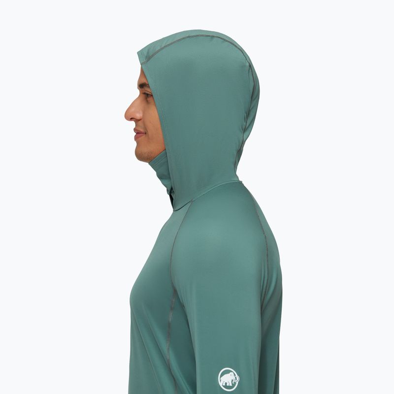 Mammut Selun FL Sun Hoody dark jade manica lunga da trekking da uomo 4