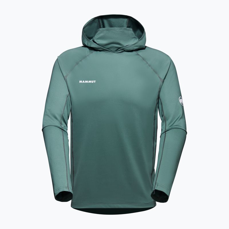 Mammut Selun FL Sun Hoody dark jade manica lunga da trekking da uomo 5