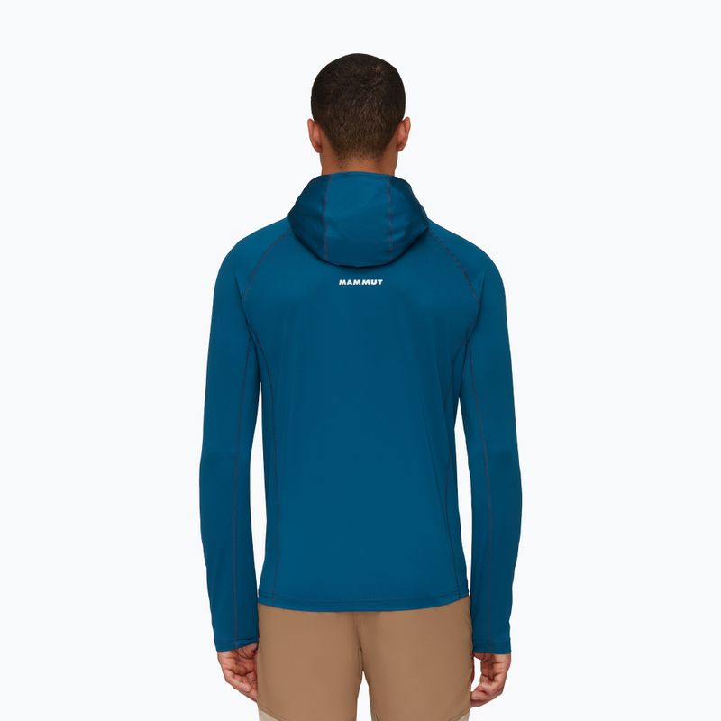 Mammut Selun FL Sun Hoody deep ice manica lunga da trekking da uomo 2