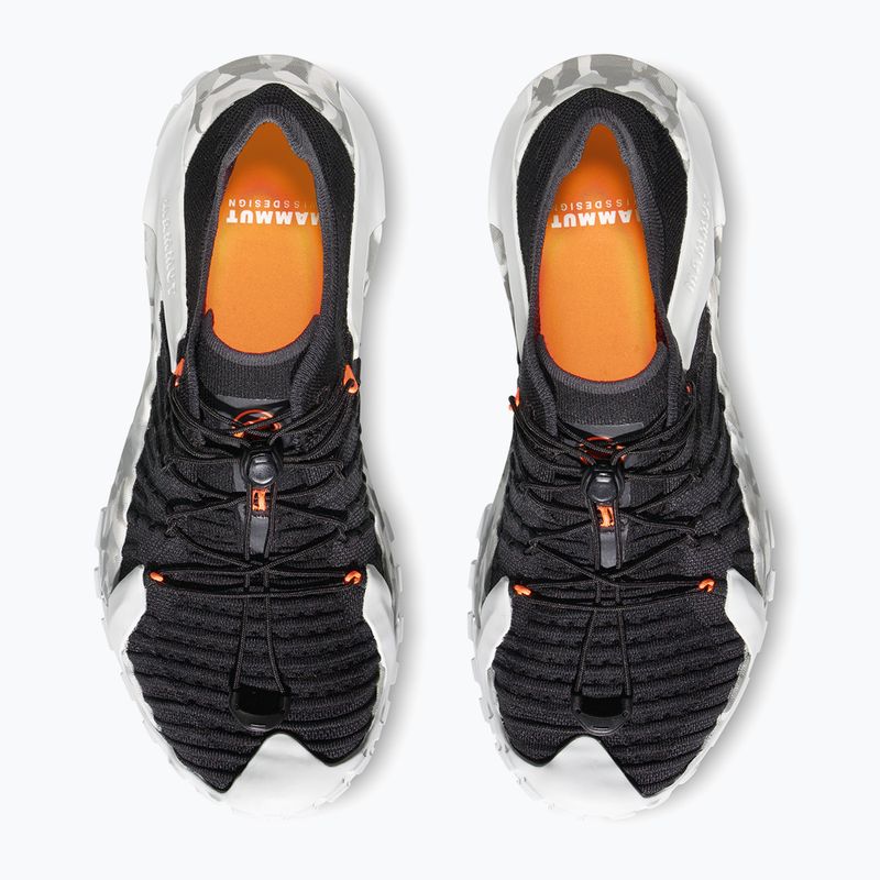 Scarpa da avvicinamento da donna Mammut Hueco Knit II Low nero/grigio ghiaccio chiaro 3