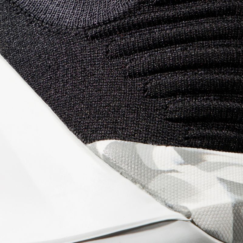 Scarpa da avvicinamento da donna Mammut Hueco Knit II Low nero/grigio ghiaccio chiaro 8