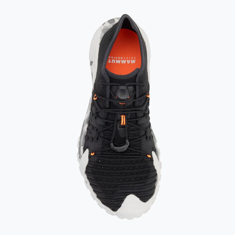 Scarpa da avvicinamento da donna Mammut Hueco Knit II Low nero/grigio ghiaccio chiaro 5