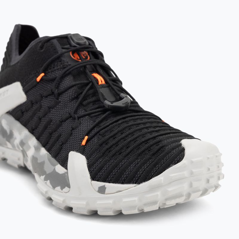Scarpa da avvicinamento da donna Mammut Hueco Knit II Low nero/grigio ghiaccio chiaro 7