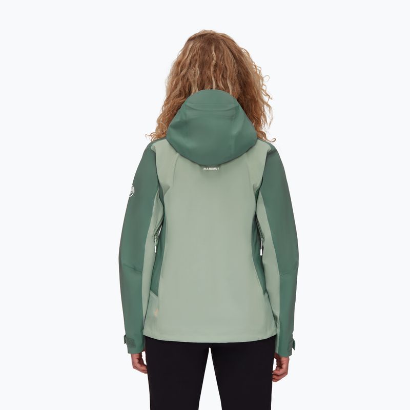 Mammut Alto Guide HS Giacca da pioggia da donna con cappuccio giada/ giada scuro 2