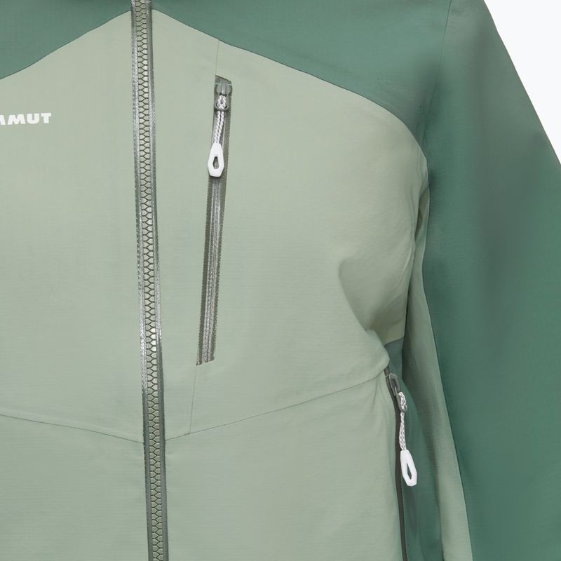 Mammut Alto Guide HS Giacca da pioggia da donna con cappuccio giada/ giada scuro 5