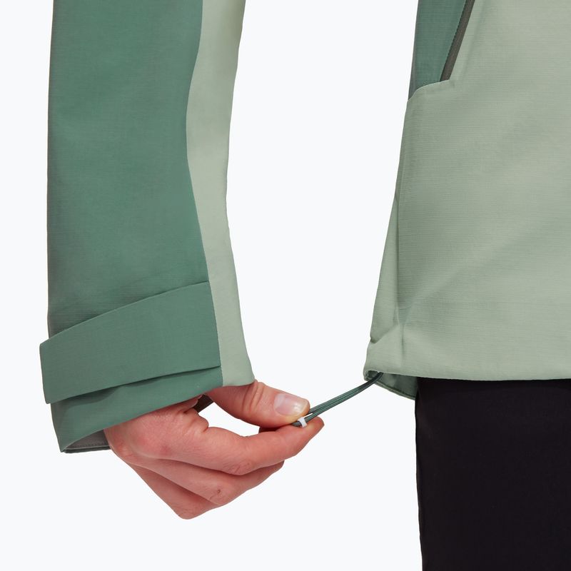 Mammut Alto Guide HS Giacca da pioggia da donna con cappuccio giada/ giada scuro 6