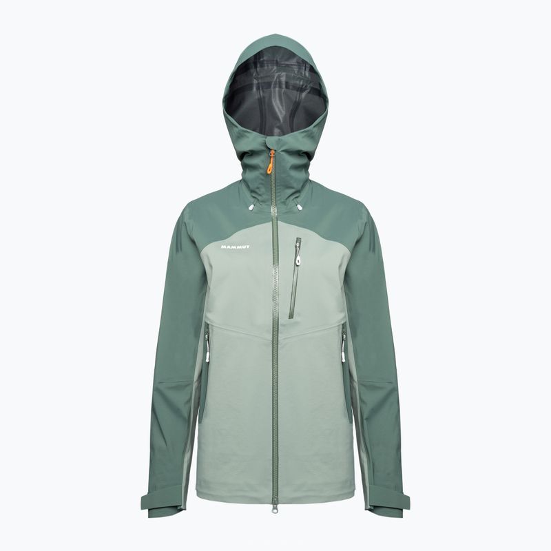 Mammut Alto Guide HS Giacca da pioggia da donna con cappuccio giada/ giada scuro