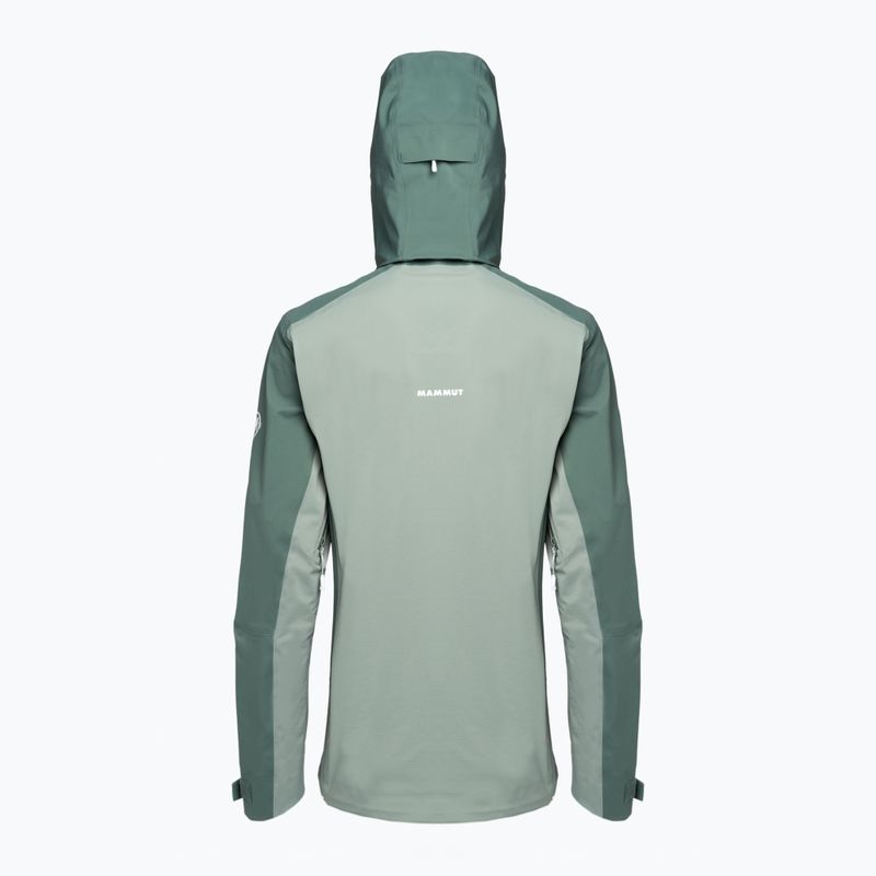 Mammut Alto Guide HS Giacca da pioggia da donna con cappuccio giada/ giada scuro 2
