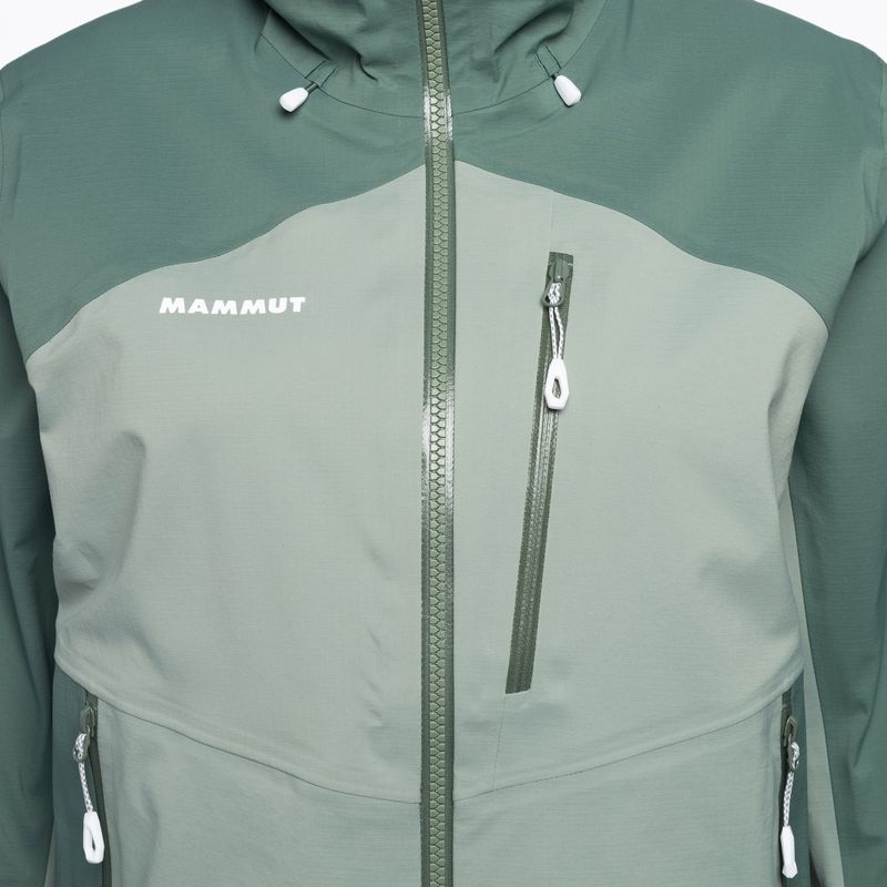 Mammut Alto Guide HS Giacca da pioggia da donna con cappuccio giada/ giada scuro 3