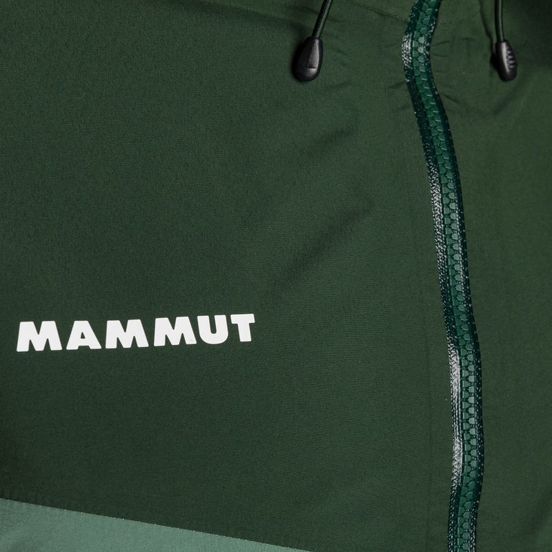 Mammut Convey Tour HS Giacca da pioggia da uomo con cappuccio giada scuro/legno 3