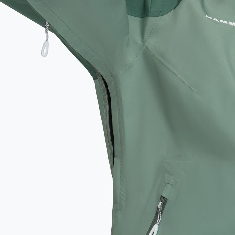Mammut Convey Tour HS Giacca da pioggia da donna con cappuccio giada/ giada scuro 5