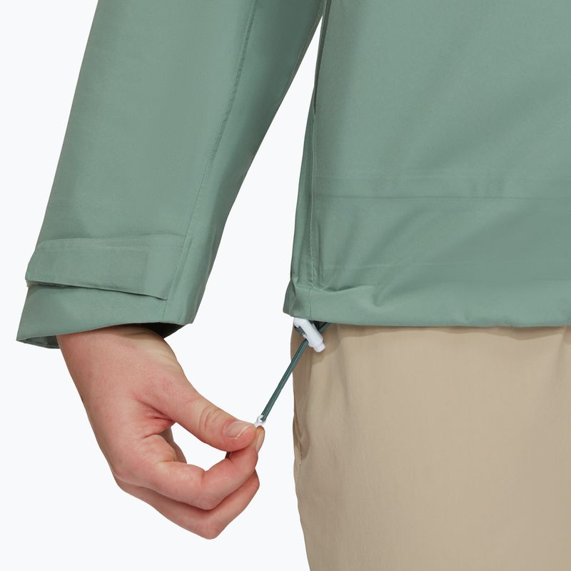 Mammut Convey Tour HS Giacca da pioggia da donna con cappuccio giada/ giada scuro 6