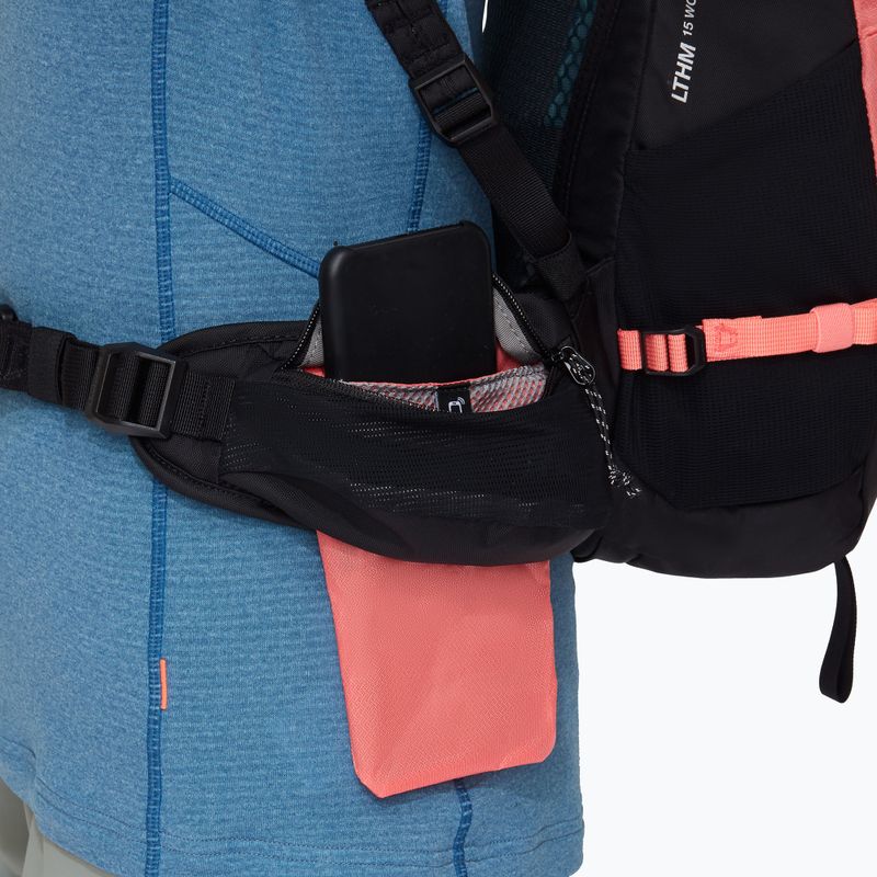 Zaino da escursionismo da donna Mammut Lithium 15 l salmone/nero 9