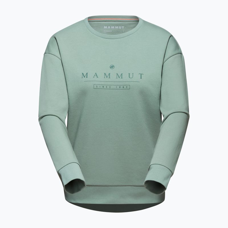 Felpa da trekking Mammut Core ML Crew Neck Logo jade donna 8