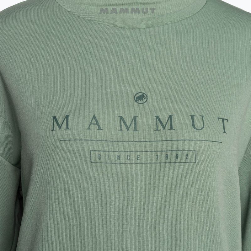 Felpa da trekking Mammut Core ML Crew Neck Logo jade donna 6