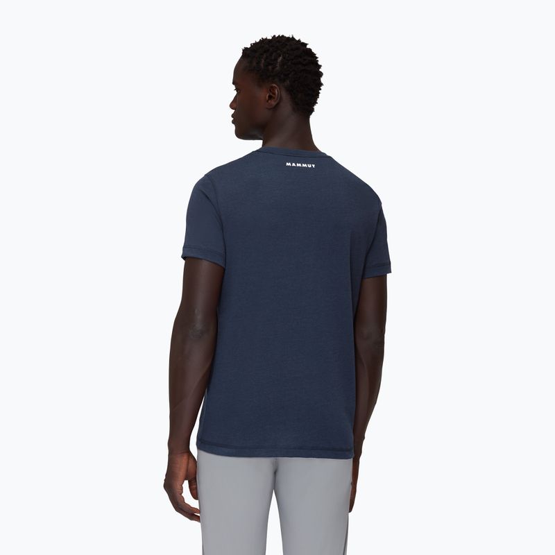 Maglietta da trekking da uomo Mammut Core Reflective marine 2
