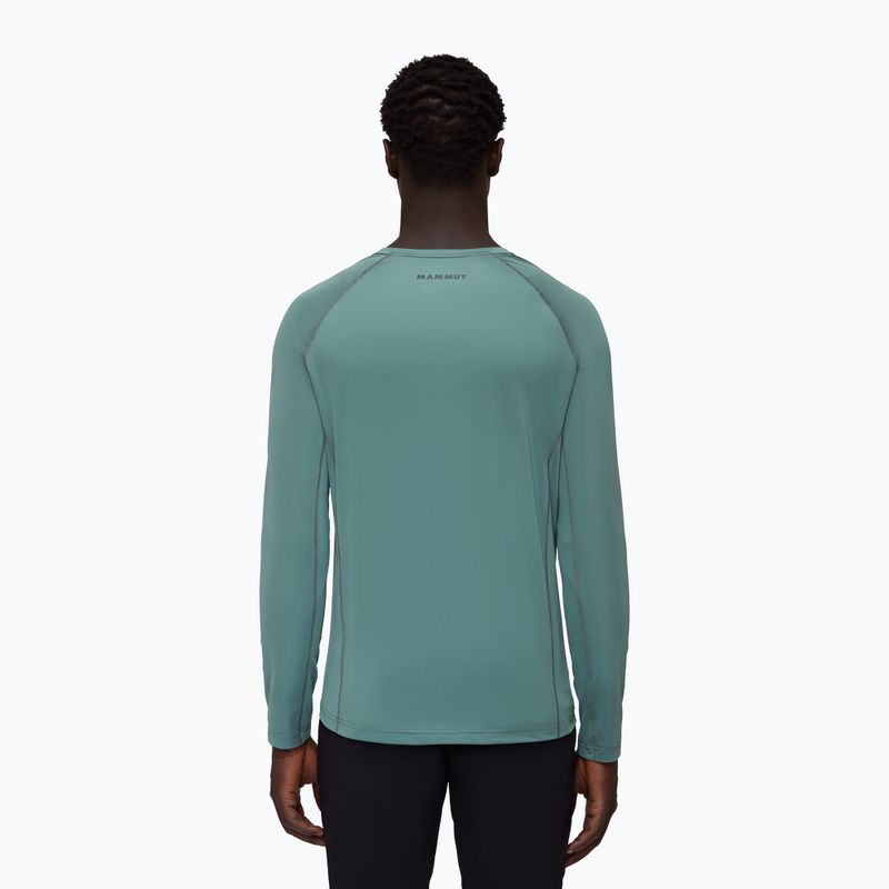Manica lunga trekking da uomo Mammut Selun FL Longsleeve Logo giada scuro 2