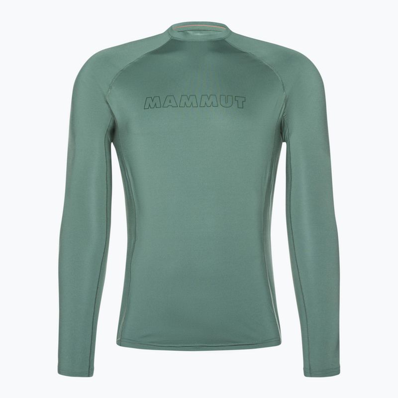 Manica lunga trekking da uomo Mammut Selun FL Longsleeve Logo giada scuro 4